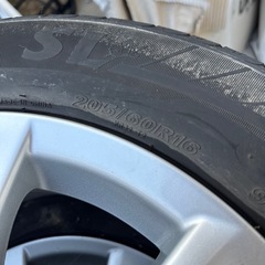バリ溝タイヤ付き！ 20ヴェルファイア アルファード純正ホイール 4本セット 205/60R16 2018年製タイヤの画像