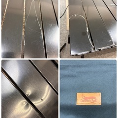 【アウトドアに最適】Ｄ esert F oxのテーブル&チェア2脚セットの画像