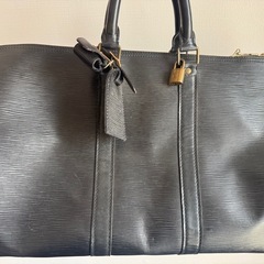 LOUIS VUITTON ルイヴィトン エピ キーポル50 ブラックの画像