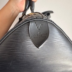LOUIS VUITTON ルイヴィトン エピ キーポル50 ブラックの画像
