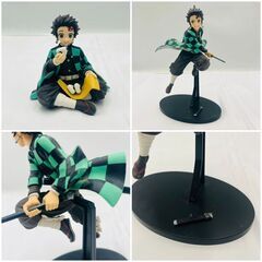 【❗️✨ディスプレイ展示用に✨❗️】鬼滅の刃 フィギュア8体セット  炭治郎 禰豆子など ✨バラ売り不可　現状品の画像