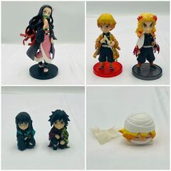 【❗️✨ディスプレイ展示用に✨❗️】鬼滅の刃 フィギュア8体セット  炭治郎 禰豆子など ✨バラ売り不可　現状品の画像