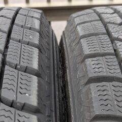 条件付き　深溝極上２０２３年ダンロップ冬タイヤアルミホイールセット１４５／８０Ｒ１３　４本セットの画像