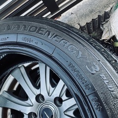 バリ溝タイヤ 4本セット 175/65R15 タイヤのみ 2019年製の画像
