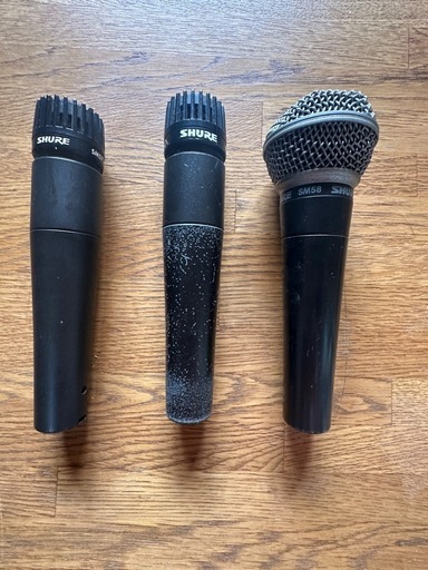 SHURE SM57 SM58 マイク 3本セット
