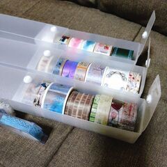 マスキングテープ（ケース付き）スタンプセットの画像