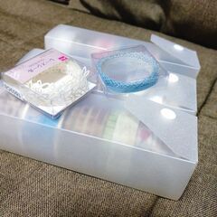 マスキングテープ（ケース付き）スタンプセットの画像