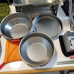 ソロキャンプ焚き火台セットの画像