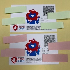2025大阪関西万博入場チケット大人2枚の画像