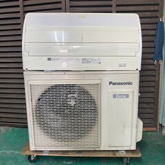 K06467 中古エアコン パナソニック PANASONIC 2018年製 主に10畳用 冷房能力 2.8KW / 暖房能力 3.6KWの画像