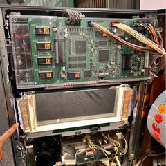 ジャンク品 SANKYO パチンコ　パワフルアドベンチャーZ6 スロット実機　レトロゲーム　家庭用電源の画像