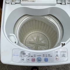 HITACHI 4.2kg 電源動作確認済商品の画像