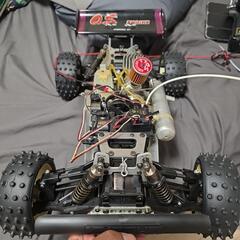 京商 1/8 4WD エンジンバギー ターボバーンズ+プロポの画像