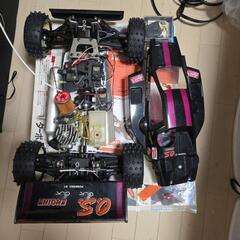京商 1/8 4WD エンジンバギー ターボバーンズ+プロポの画像