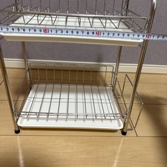 水切りラック（かご）2段　の画像