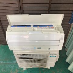 K06468 中古エアコン 富士通 FUJITSU 2019年製 主に6畳用 冷房能力 2.2KW / 暖房能力 2.5KWの画像