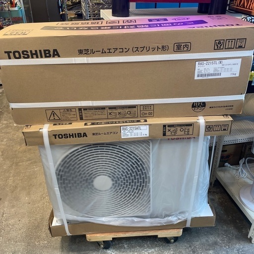 新品未使用品！　2025年製　TOSHIBA ルームエアコン　RAS-2215TL
