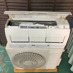 K06469 中古エアコン 日立 HITACHI 2019年製 主に18畳用 冷房能力 5.6KW / 暖房能力 6.7KWの画像