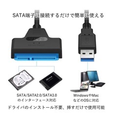 SATA USB 変換ケーブルの画像