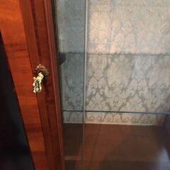 飾り棚　イタリア製　象嵌細工　引き出し付きの画像