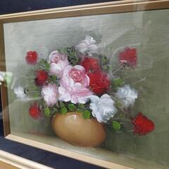 油彩画？花 静物画の画像