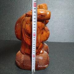 大黒天 七福神 置物 木製 縁起物 木彫り アンティーク インテリアの画像