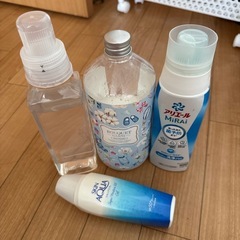 シャンプー洗剤いろいろの画像