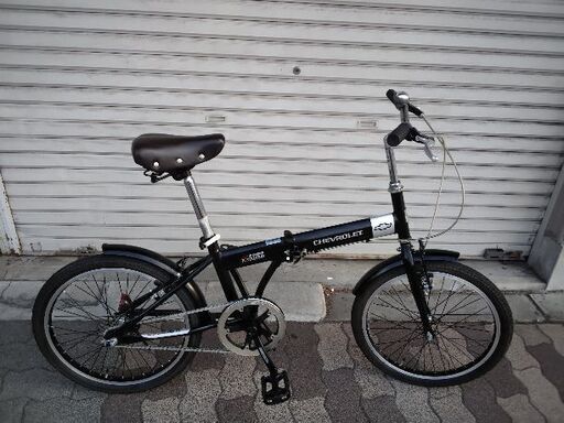 CHEVROLET[シボレー]20吋 折り畳み自転車 シングル/ブラック