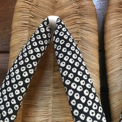 静岡下駄　草履　未使用美品の画像