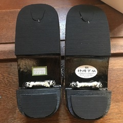静岡下駄　草履　未使用美品の画像