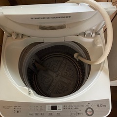  SHARP洗濯機の画像