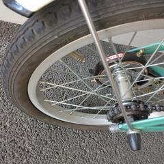 整備済みの折り畳み自転車　ギヤなしモデル　の画像