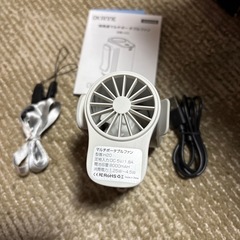 腰掛け扇風機の画像