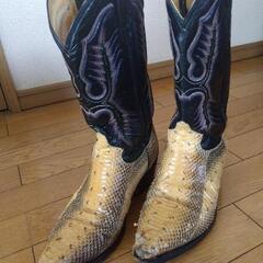【パイソン】ウエスタンブーツの画像