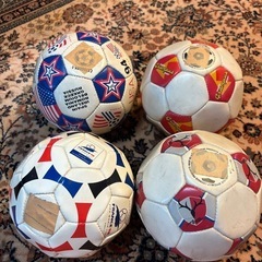 サッカーボール　5号　4個セットの画像