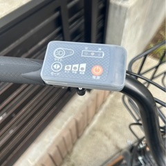 電動自転車　チャイルドシート付きの画像