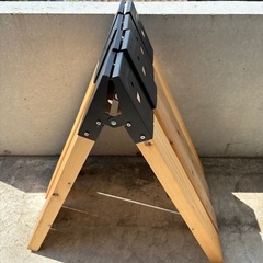 作業台の脚　ソーホーズブラケット付きの画像