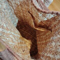 ハンドメイド　縦長キルティングバッグの画像