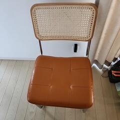 ラタンチェア 韓国風おしゃれカフェやオフィスの画像