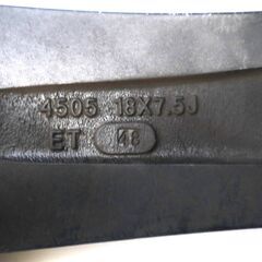 伊勢崎店【現状品】gi8-7 ESTATUS ホイール 18インチ 4個セットの画像
