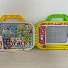 ワンワンとうーたん クイズにおえかき!ミュージック! タッチでおしゃべり レッスンバッグの画像