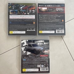 【決まりました】プレステ3 🏎️　グランツーリスモ・F1・イニシャルD 🏎️　レース系ソフト3枚の画像