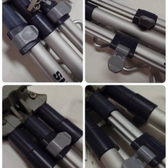 ● Daiwa ダイワ SURF STAND 750 サーフスタンド ロッドホルダー 三脚 竿立て 竿受 竿掛け アルミ製 スライド式  三脚全開時60-102cm 中古 訳あり品 ④の画像