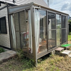 テラス囲い（サンルーム）自分でバラせる方いかがですか？茨城県那珂市です
の画像