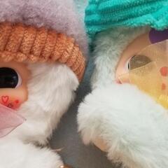 ②未使用　ベイビースリー　4個セット　ぬいぐるみ　てるてる坊主　　の画像