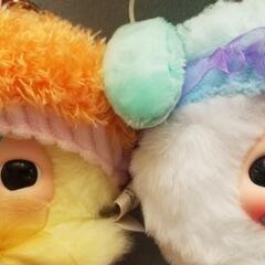 ②未使用　ベイビースリー　4個セット　ぬいぐるみ　てるてる坊主　　の画像
