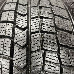 DUNLOP WINTER MAXX WM02 155/70R13 13インチ スタッドレス 4本 20年製 バリ溝 エブリィワゴン ピクシスエポック等　(STD001)の画像