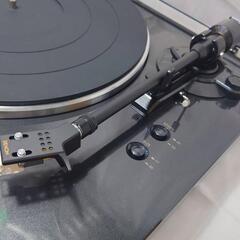 【直接引渡し限定】DENON デノン DP-300F-K ブラック アナログレコードプレーヤー フルオートプレーヤーシステム ベルトドライブ 通電確認 回転動作確認品の画像