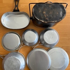 はんごう　キャンプ　食器セットの画像