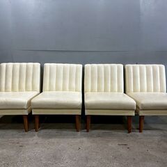 シングルソファ ローソファ ソファ ソファー 1P 1シーター 1人掛け 一人掛け 1人用 一人用 チェア 椅子 イス 4脚セット RW647の画像
